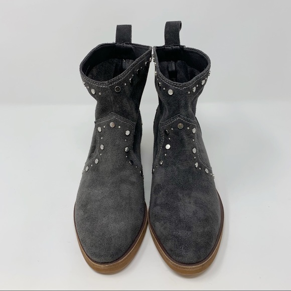 Dolce Vita Tobin Studded Bootie Anthracite Suede - Picture 3 of 8